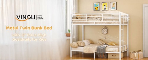 Vingli bunk bed twin over - vingli,