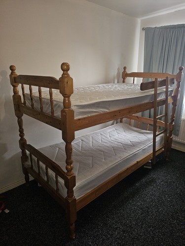 Wooden single bunk - wooden,
