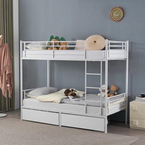 Metal bunk bed twin over - bunk,