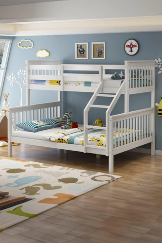 Noah grey wooden triple - grey,