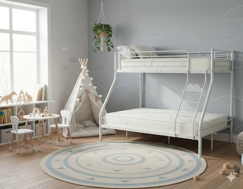 Triple sleeper metal bunk - triple, bed