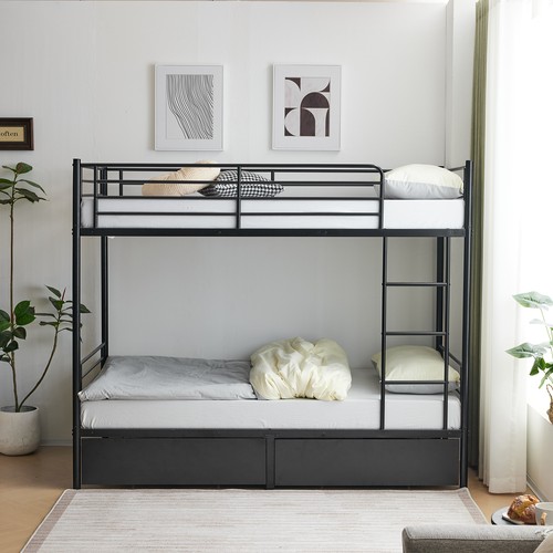 3ft metal single bunk - 3ft, beds