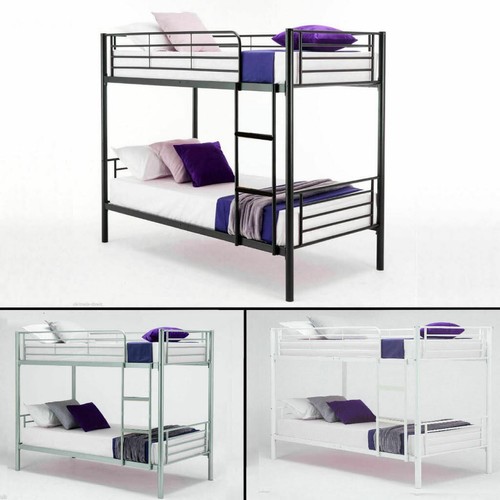 Metal bunk bed single 3ft - bed,