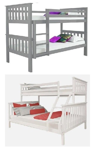 Wooden bunk bed double triple - wooden,
