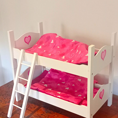 Doll bunk bed set with - og,