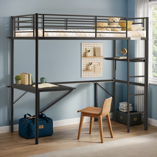 3ft twins bunk bed - frame, metal