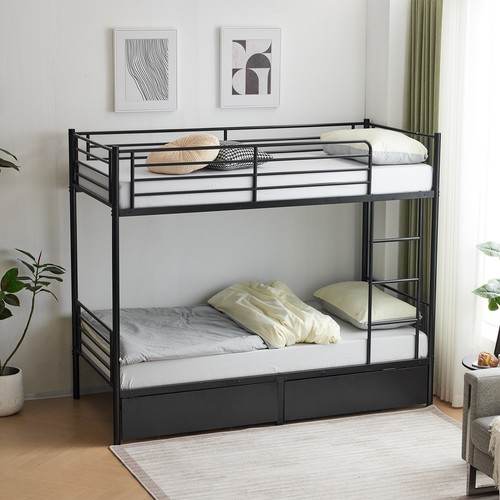 Twin bunk bed - bunk, single
