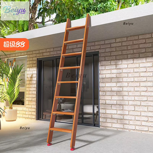 Bunk ladder wooden - bunk, straight