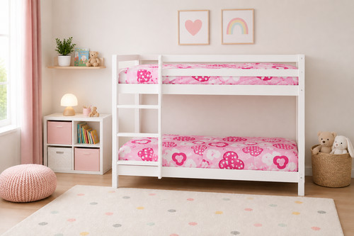 Wooden bunk bed children kids - bunk,