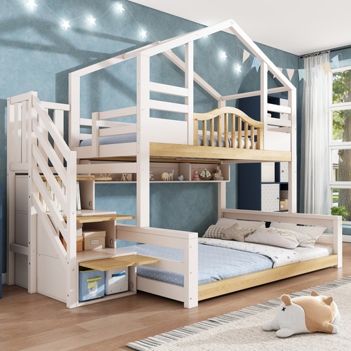 Bunk bed staircase storage - staircase,