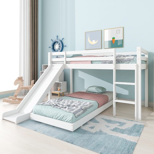 3ft single bunk beds - bunk, wood