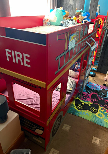 Children fire engine bunk - children's,