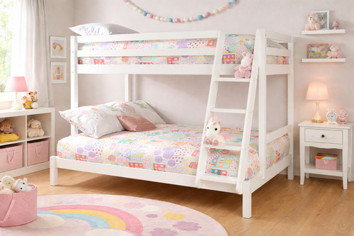 Triple bunk bed - bed, 4ft